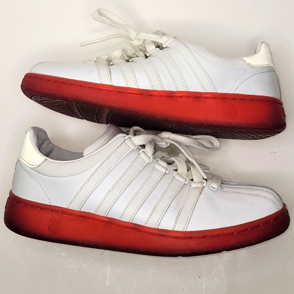 Original KSwiss Brand Red Sole Sneakers